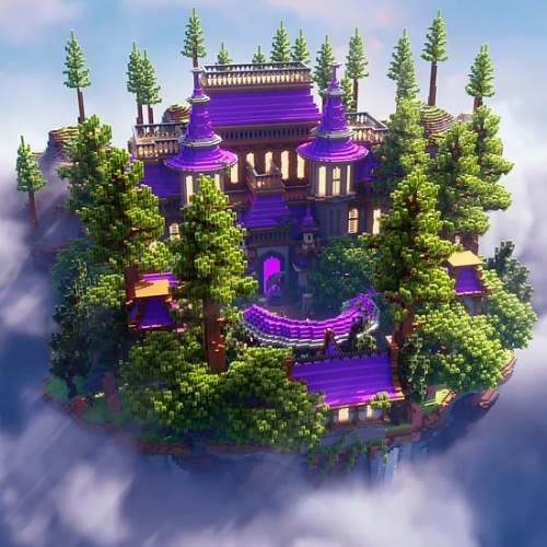 Purple Town lobby