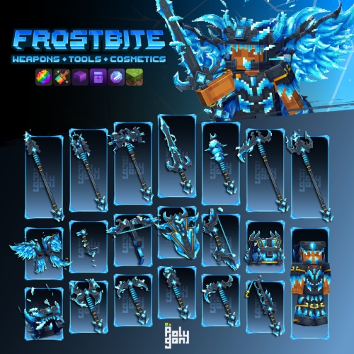 Frostbite Animated Weapons And Tools Set